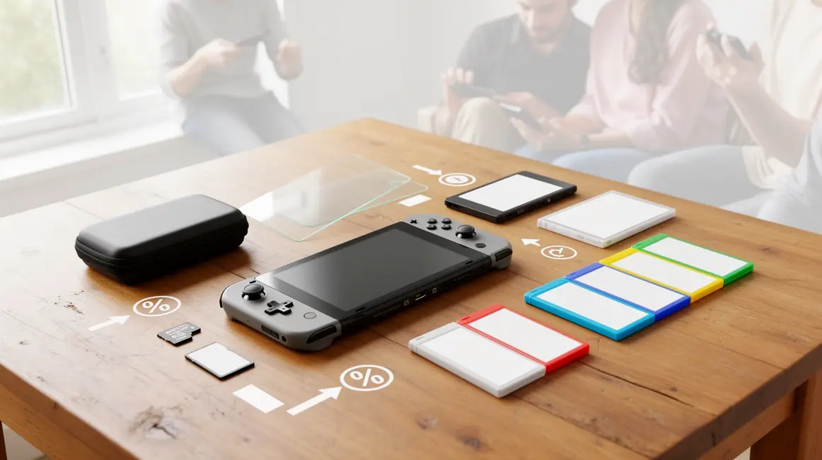 Console Nintendo Switch et accessoires économiser budget