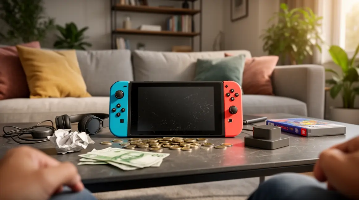 Nintendo Switch salon pièces monnaie accessoires