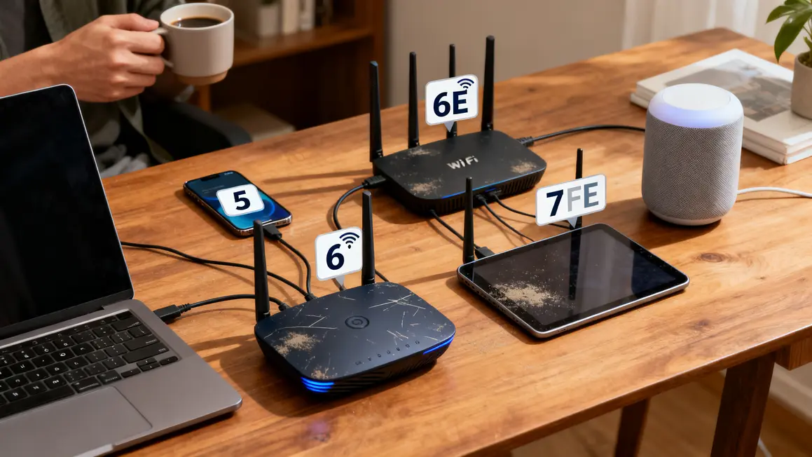 routeur familial normes wifi infographie