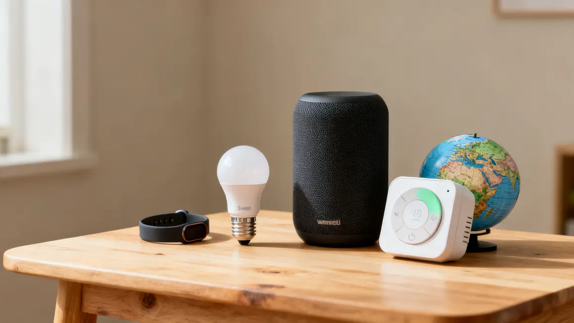 Objets connectés courant et globe écologique