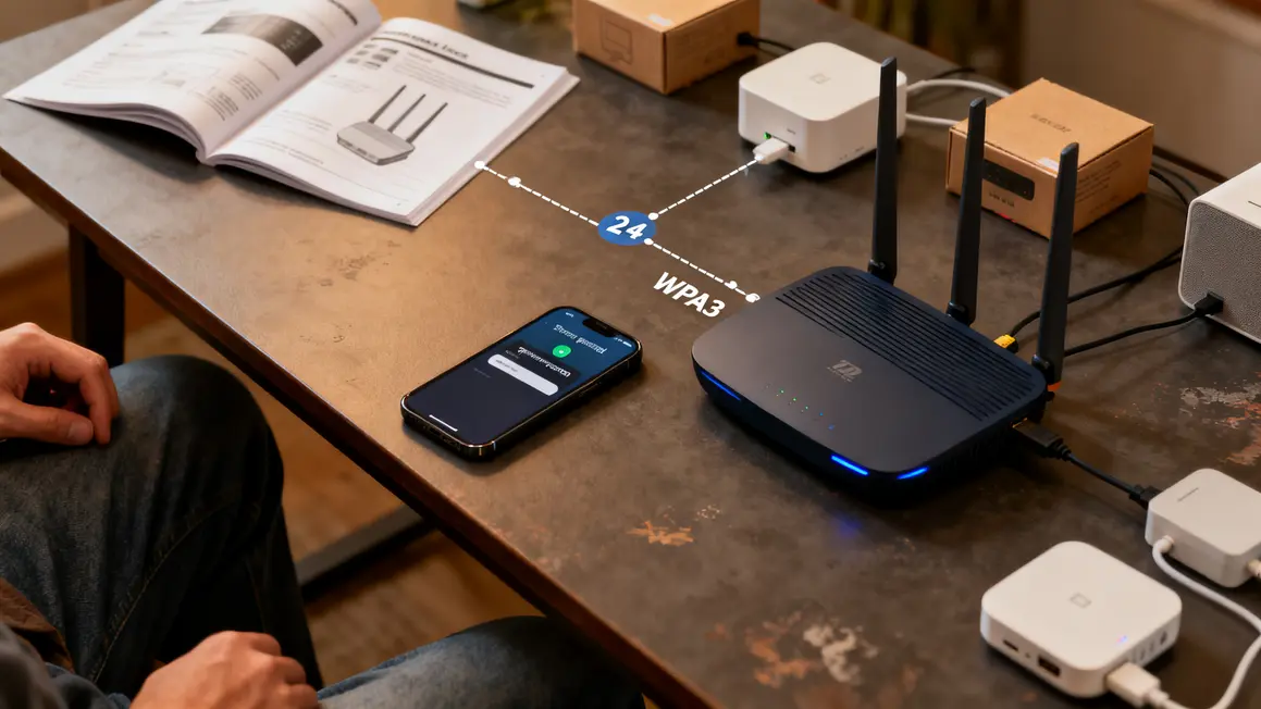 installation securisee d objets connectes et mot de passe fort