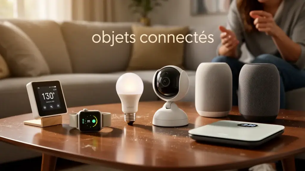 Photoréalisme d’objets connectés sur table
