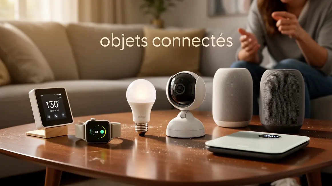 Photoréalisme d’objets connectés sur table