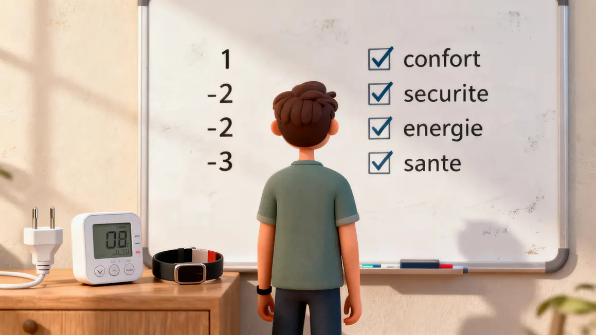 Tableau besoins objets connectés confort sécurité