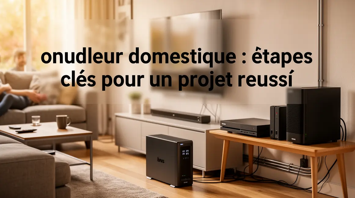 onduleur domestique salon console NAS PC