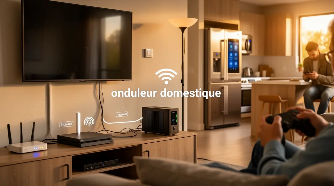 onduleur domestique central maison moderne