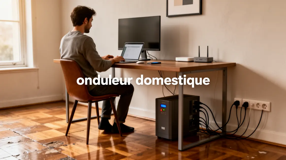 onduleur domestique sous bureau salon tech