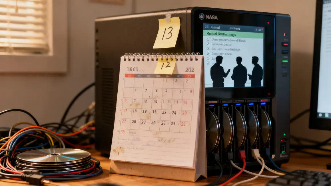Calendrier maintenance périodique NAS checklist