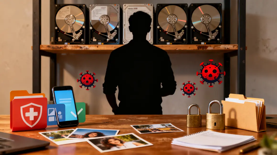 sauvegarde de donnees fichiers photos virus protection