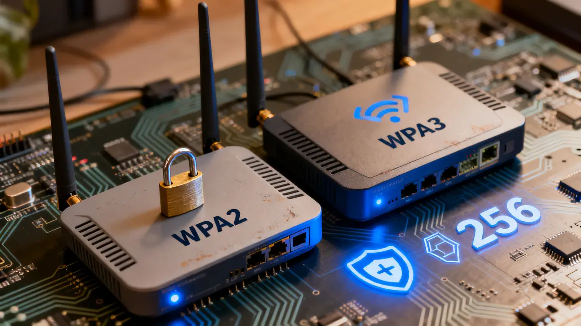 routeurs wpa2 wpa3 securite wi-fi chiffrement