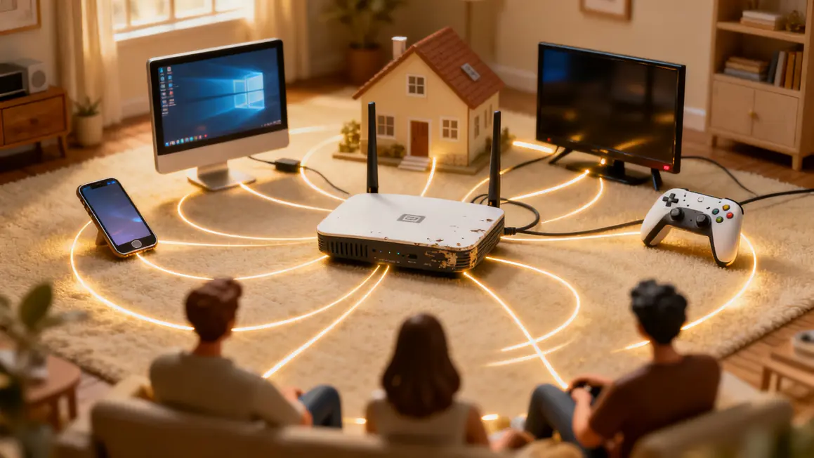 routeur familial maison wi-fi