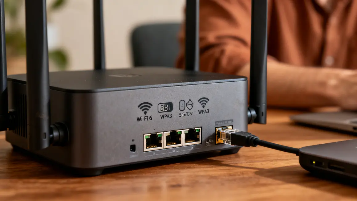 Routeur Wi-Fi 6 économique ports LAN WPA3