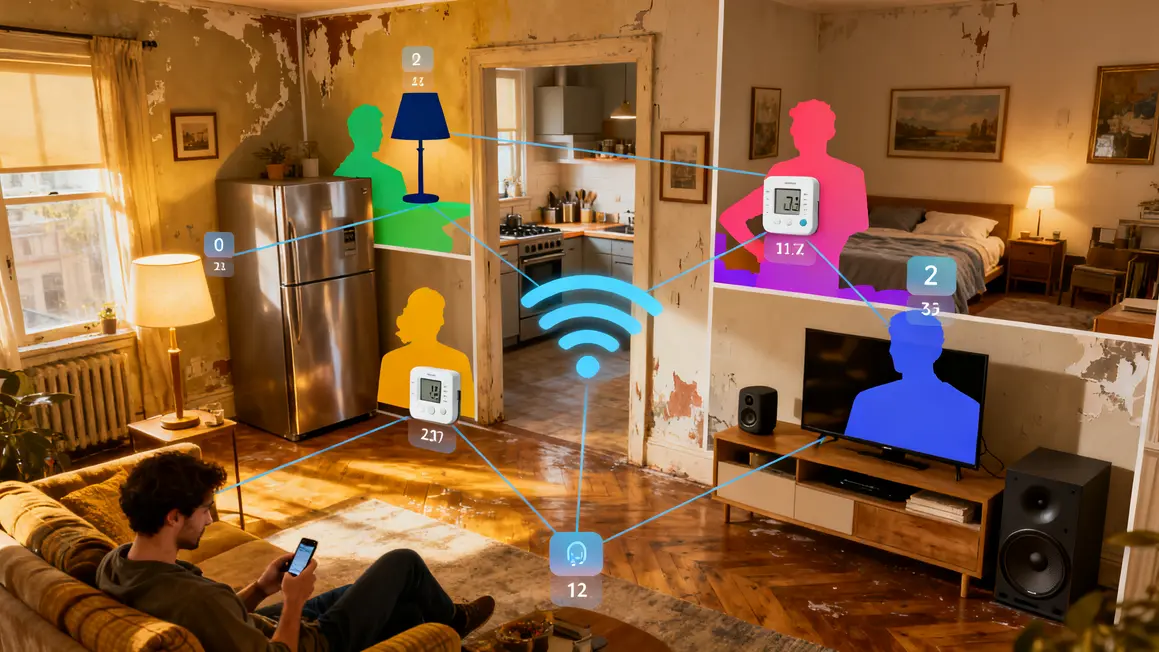 appareils connectés réseau familial wifi maison