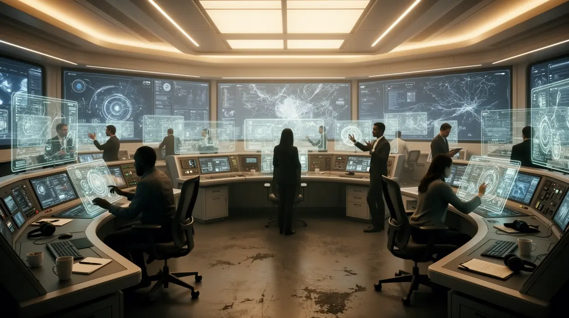 Salle de controle futuriste undercontrol
