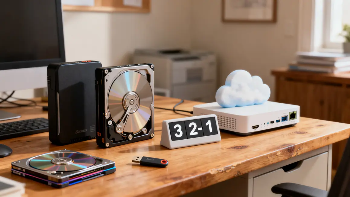 Disques NAS sauvegarde cloud regle 3-2-1