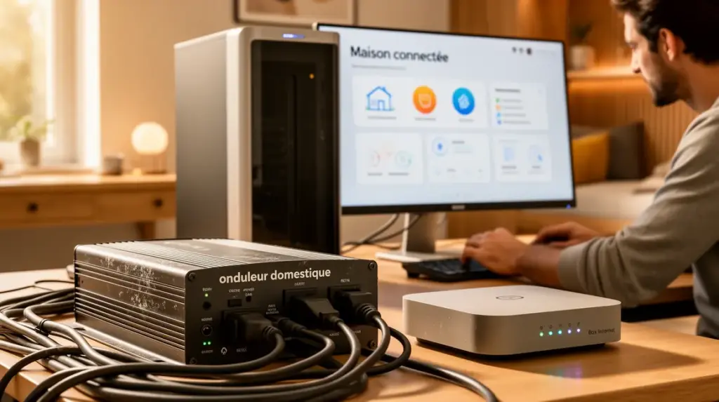 onduleur domestique installation moderne securite