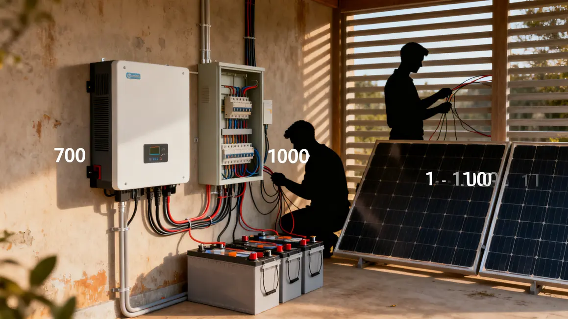 schema installation onduleur domestique tableau electrique
