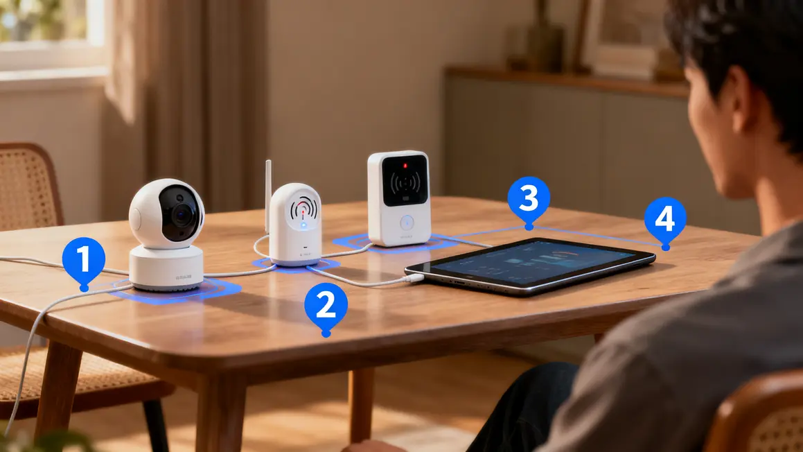 table appareils connectes pratiques securite