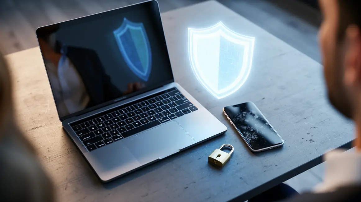sécurité informatique bureau digital cadenas
