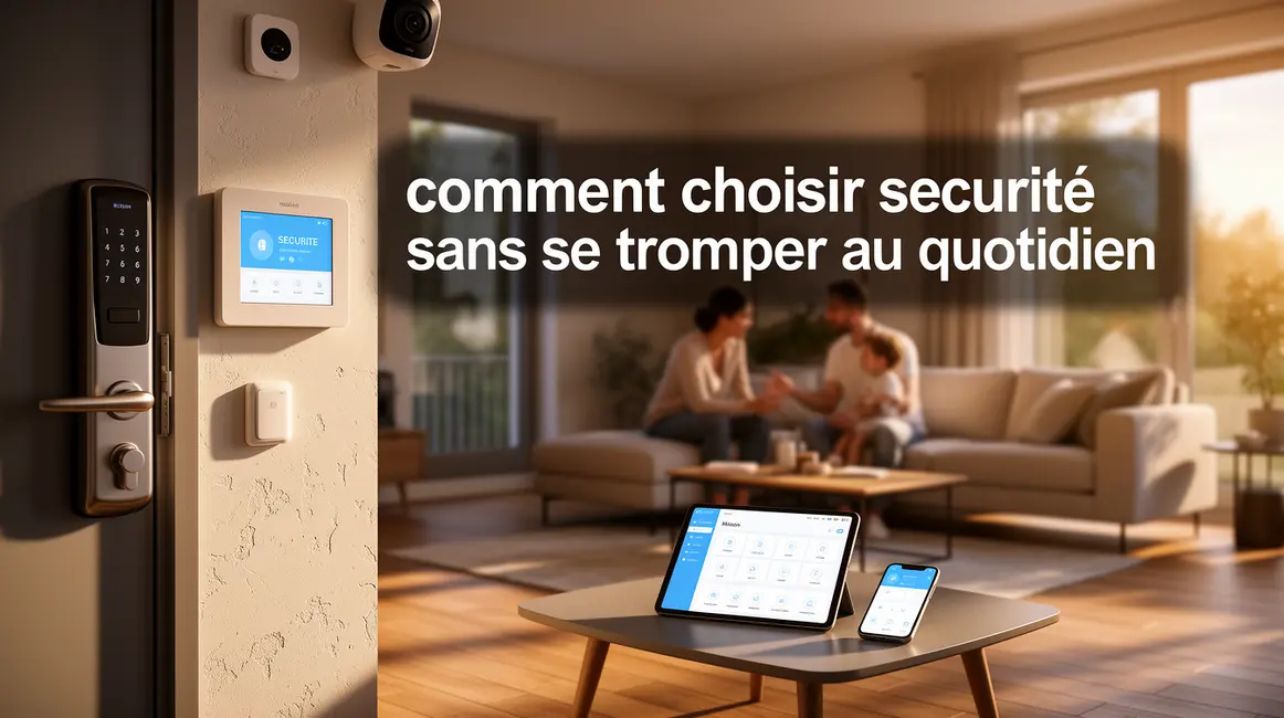 famille securite maison objets connectes