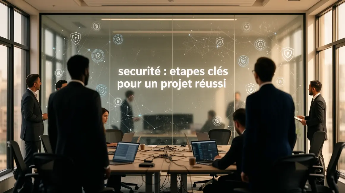 securite projet numerique moderne vue bureau