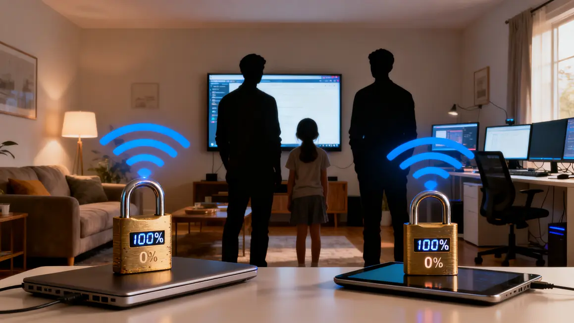enjeux securite wifi risques cadenas salon bureau