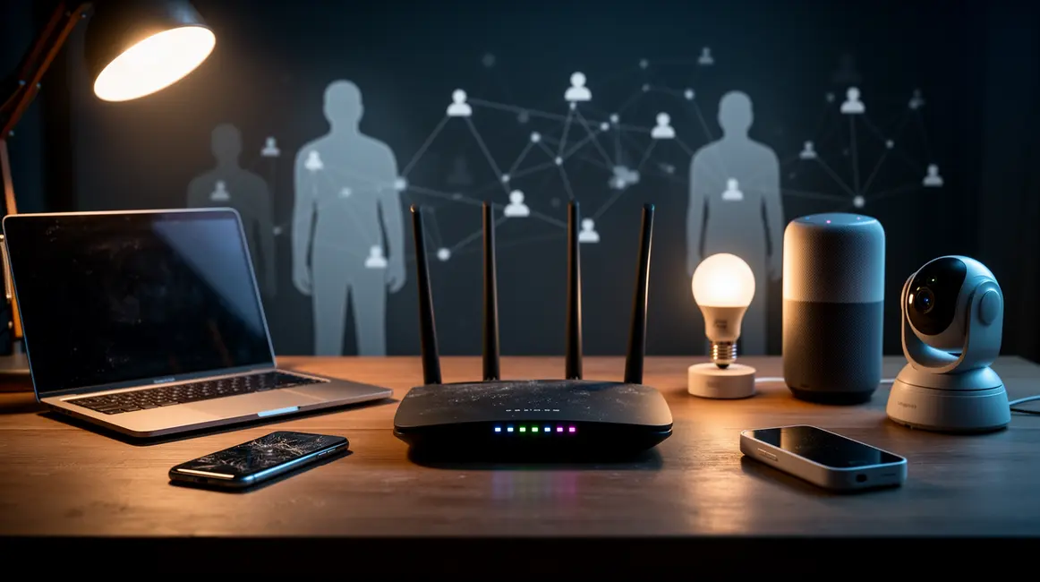 routeur laptop smartphone objets connectes securite Wi-Fi