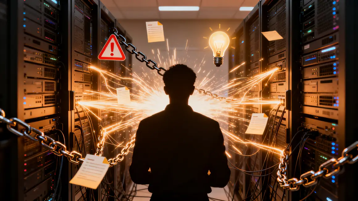 Flux lumineux, serveurs, vigilance cybersécurité