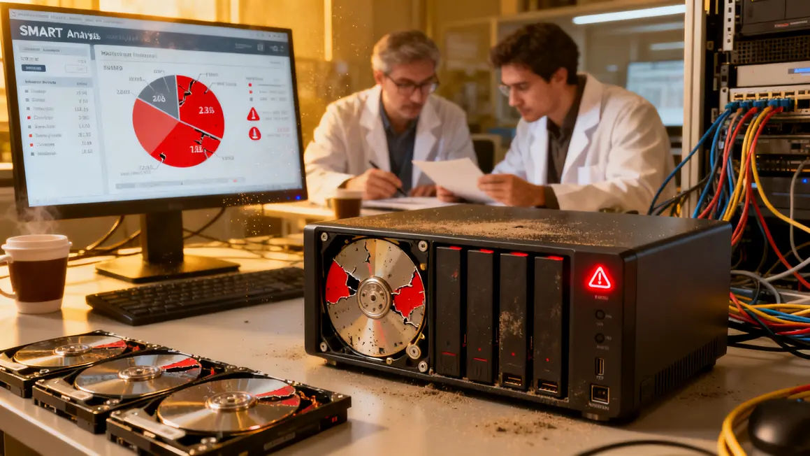 Analyse SMART maintenance NAS surveillance proactive