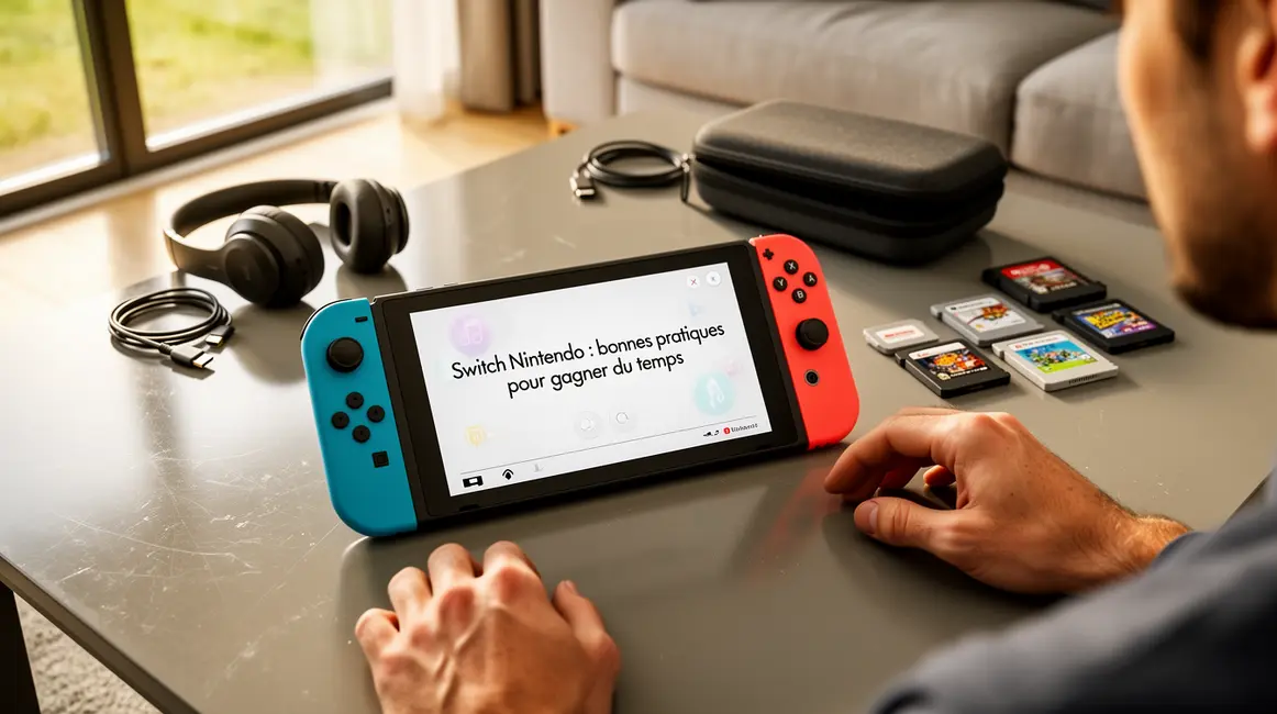 Console Switch Nintendo gain de temps et astuces