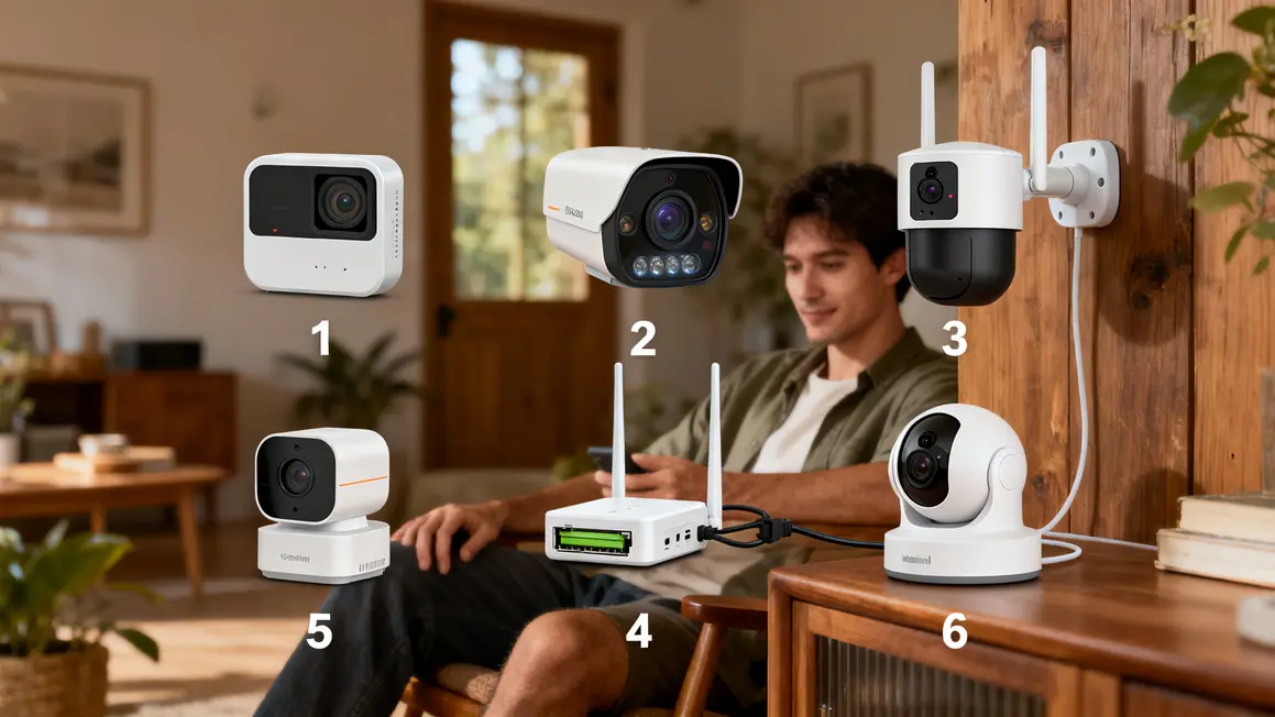 differents types camera connectee caracteristiques