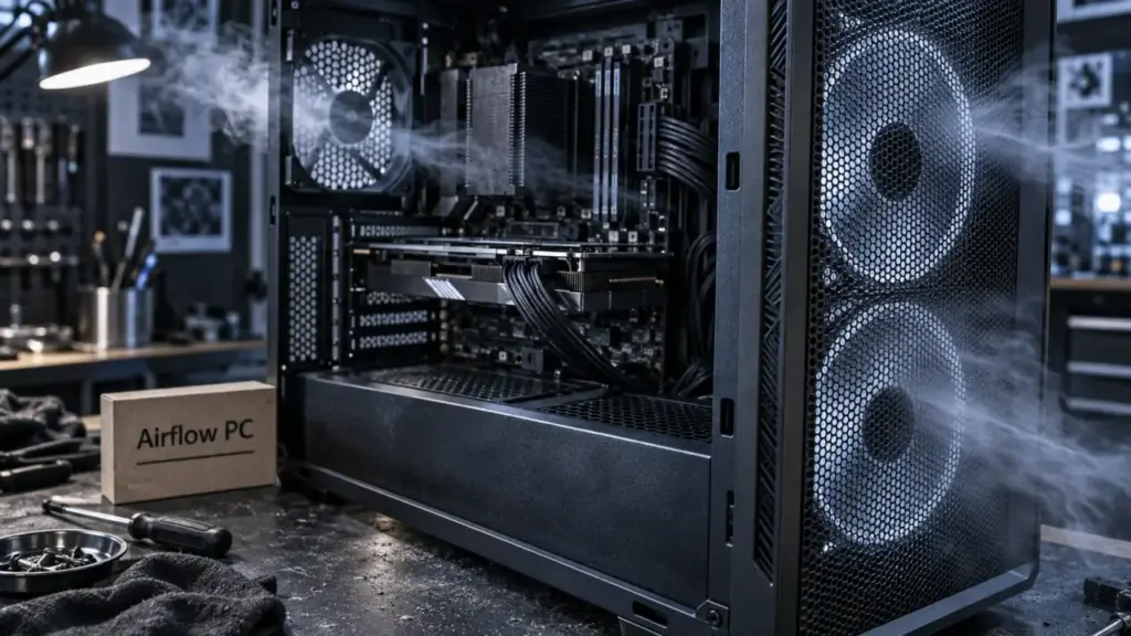 Airflow PC : ventilateurs et air frais pour éviter 90-100 °C