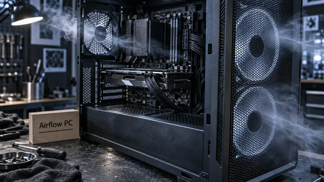 Airflow PC : ventilateurs et air frais pour éviter 90-100 °C