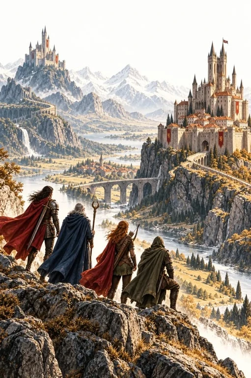 MMO RPG gratuit fantastique avec des aventuriers dans un monde médiéval