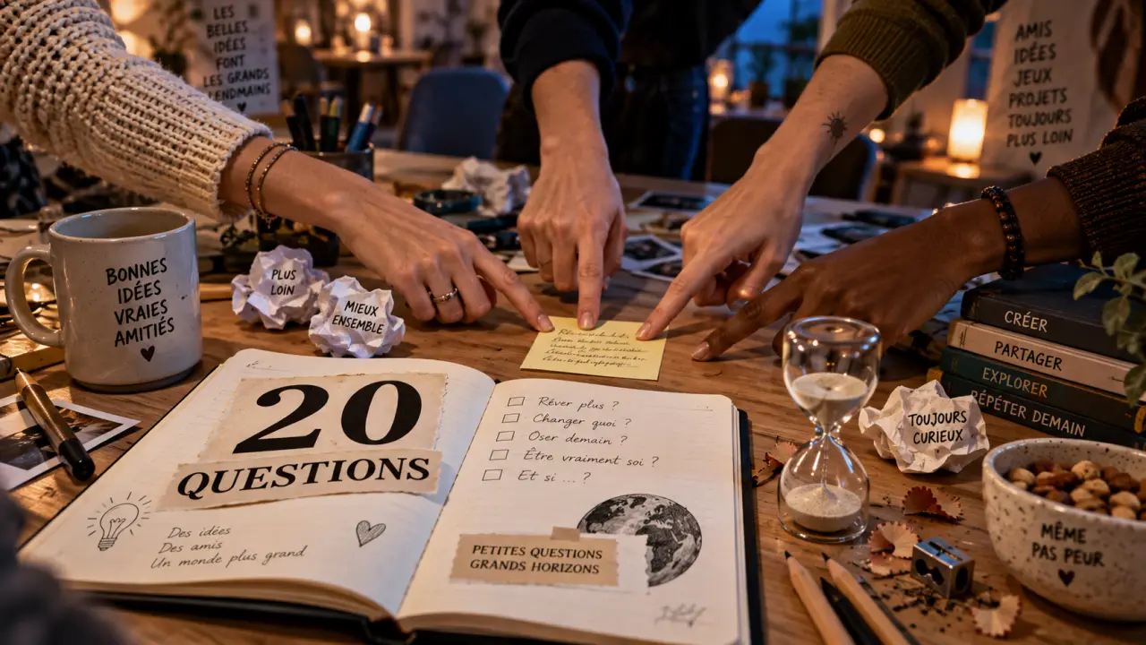 Jeux a faire a plusieurs sans matériel, 20 questions en équipe
