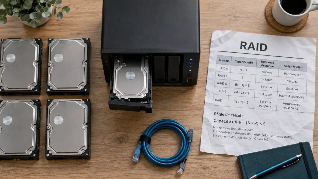 Disques durs pour NAS : capacité, silence, performances