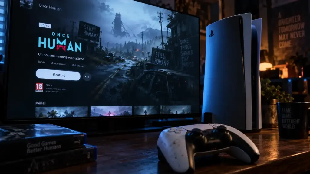 Once Human PS5 gratuit sur la PS5