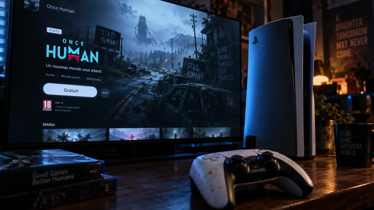 Once Human PS5 gratuit sur la PS5