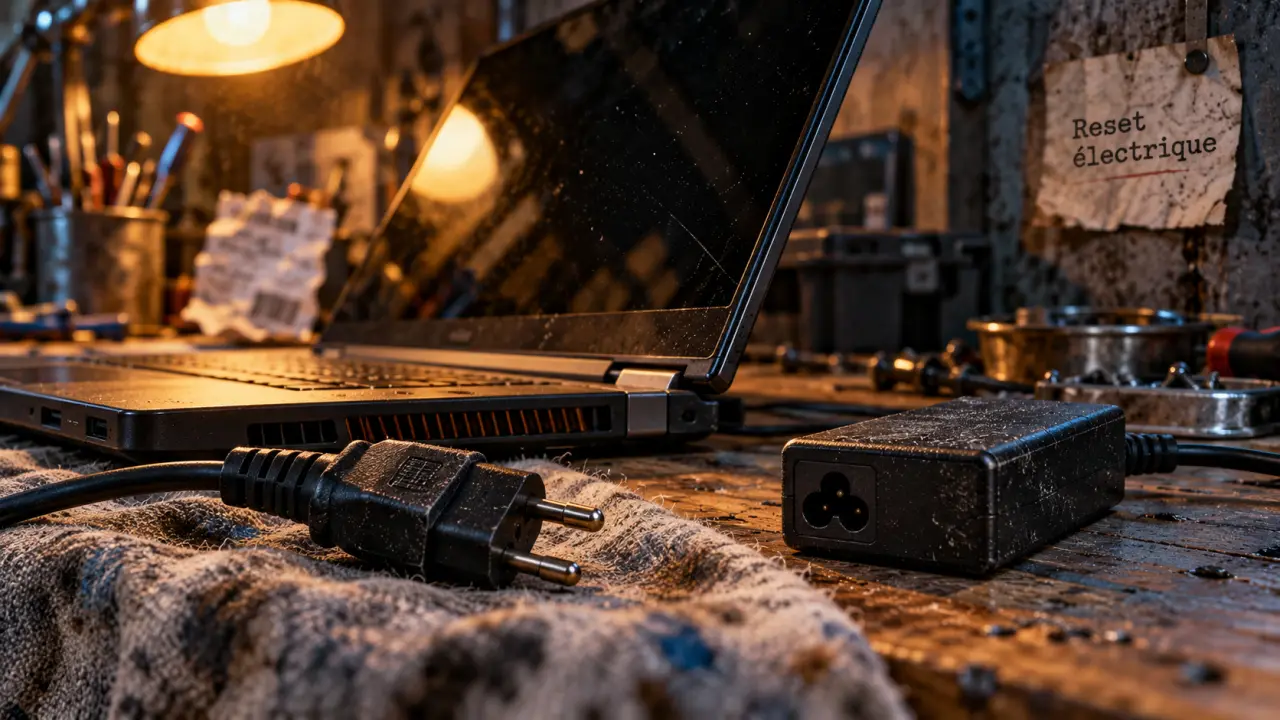 PC ne se rallume plus : test alimentation et reset