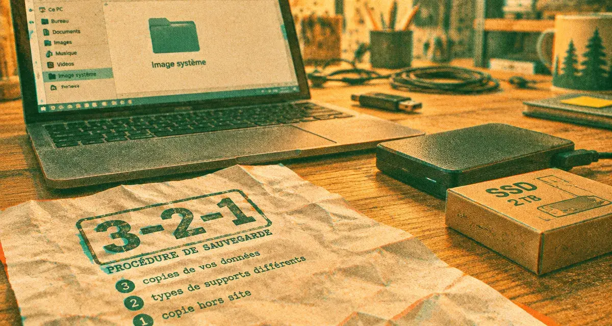 Sauvegarde du PC avec 3 copies pour récupérer après ransomware